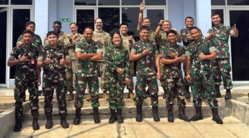 Pelatihan Bersama Antara Prajurit TNI AU Dengan Personel US Air Force