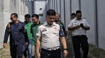 Perkuat Deteksi Dini, Petugas Lapas Binjai Rutin Laksanakan Kontrol Brandgang