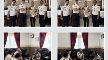 Jalin Sinergi Baru, Plt. Kepala Lapas Narkotika Langkat Silaturahmi dan Koordinasi dengan Camat Hinai